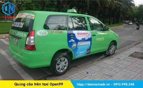 quảng cáo taxi open99
