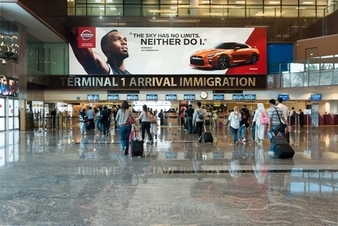 Quảng cáo màn hình led tại sân bay
