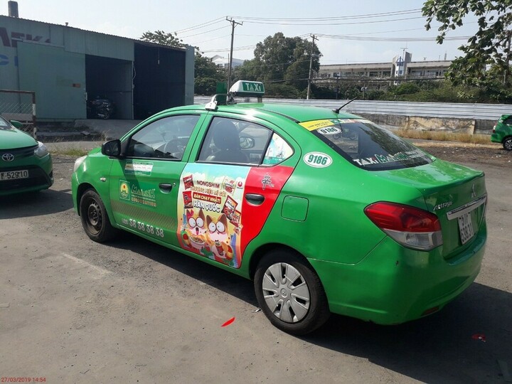 Quảng cáo taxi Mai Linh