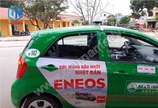 Dầu Nhớ Eneos Quảng cáo taxi Mai Linh tại Đak Nông