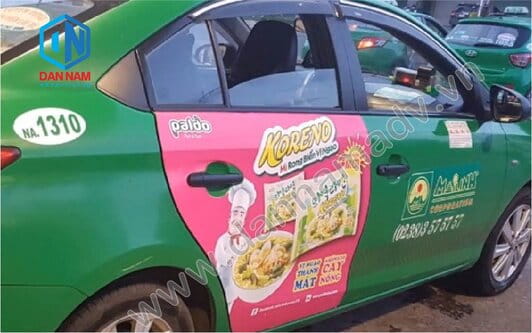 Quảng cáo taxi Mai Linh tại Hà Tĩnh - Mì Koreno