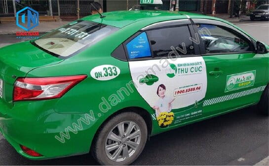 Quảng cáo trên taxi Mai Linh tại Lạng Sơn - Bệnh Viện Thu Cúc