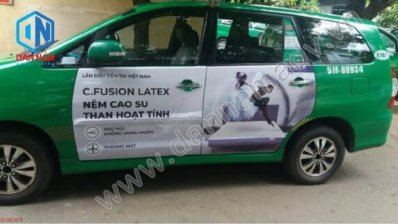 Quảng cáo taxi Ninh Bình