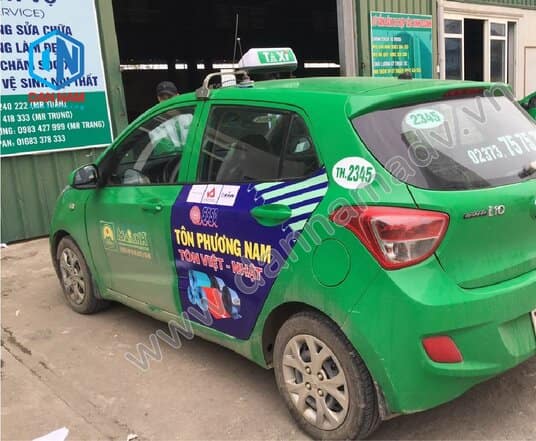 Quảng cáo taxi Quy Nhơn
