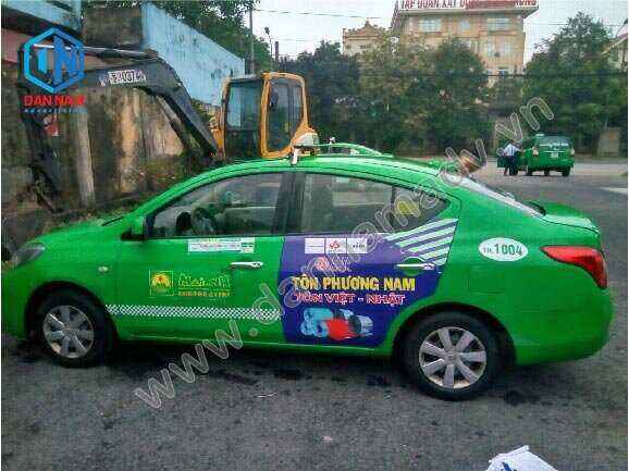 Quảng cáo taxi Bà Rịa Vũng Tàu - Tôn Phương Nam