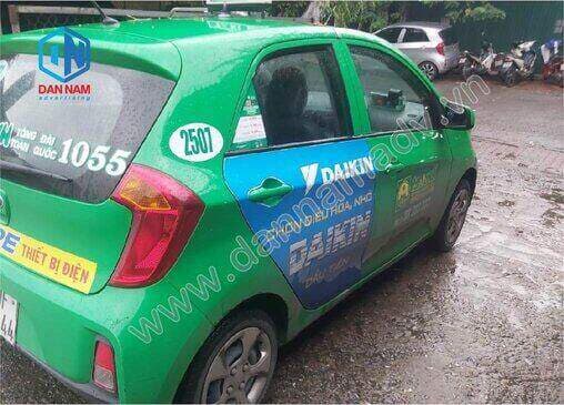 Quảng cáo taxi Thái Bình