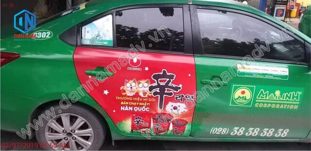 Quảng cáo taxi Tiền Giang