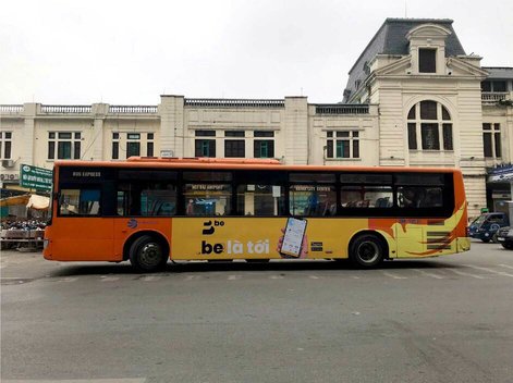 Quảng cáo xe bus Hà Nội