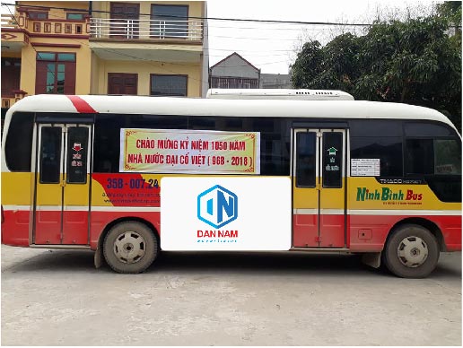 Quảng cáo xe bus Ninh Bình