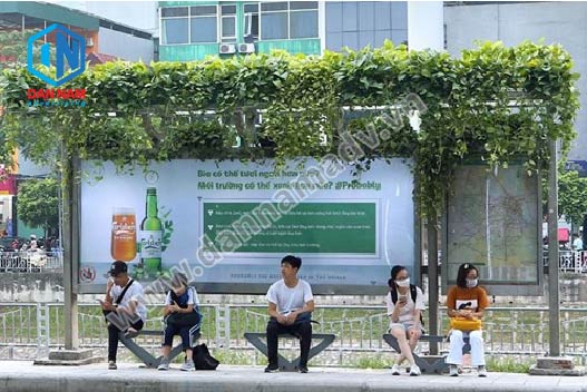 quảng cáo trạm dừng xe bus hà nội