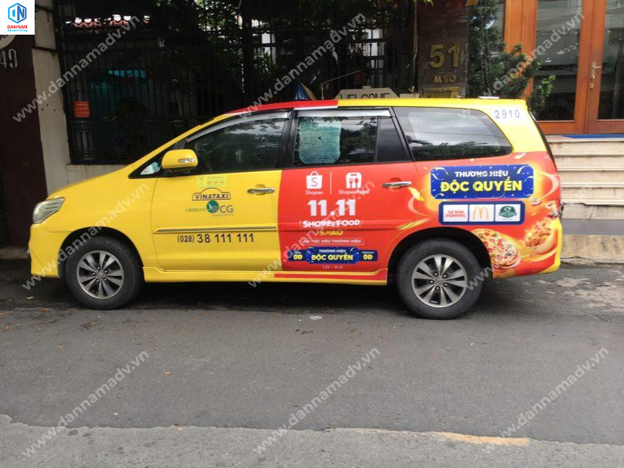 Quang Cao Tren Vinataxi