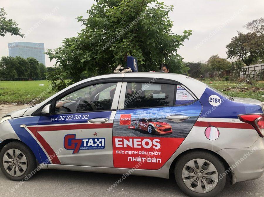 Quảng cáo trên taxi G7